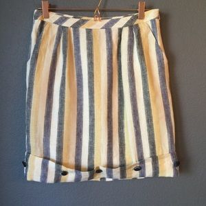 Anthropologie Edme & Esyllte Striped Skirt